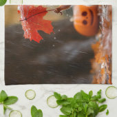 Niedliches Eichhörnchen mit Leaf-Regenschirm - Her Geschirrtuch (Gefaltet)