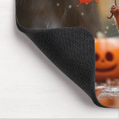 Niedliches Eichhörnchen mit Leaf-Regenschirm - Her Mousepad (Ecke)