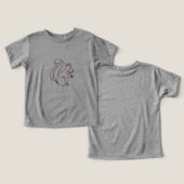 Niedliches Eichhörnchen, moderne, lustige Kleinkin (Design Vorderseite & Rückseite)