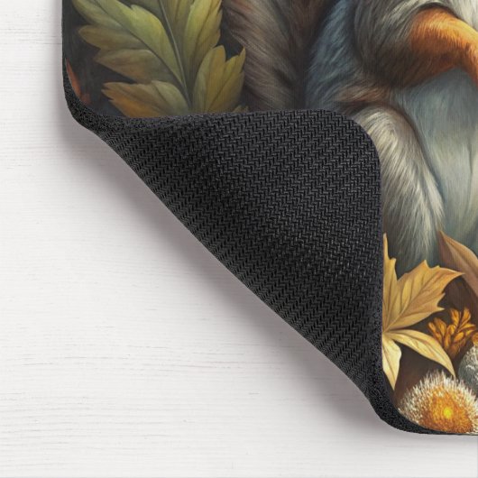Niedliches Eichhörnchen Mousepad (Ecke)
