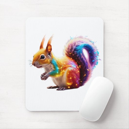 Niedliches Eichhörnchen Mousepad (Mit Mouse)