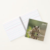 Niedliches Eichhörnchen-Notebook Personalisiert Sp Notizblock (Innenseite)