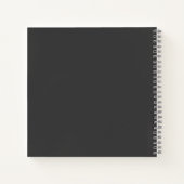 Niedliches Eichhörnchen-Notebook Personalisiert Sp Notizblock (Rückseite)