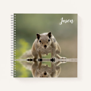 Niedliches Eichhörnchen-Notebook Personalisiert Sp Notizblock