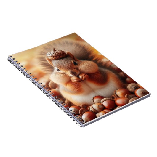 Niedliches Eichhörnchen Notizblock (Rechte Seite)