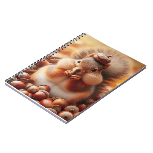 Niedliches Eichhörnchen Notizblock (Linke Seite)