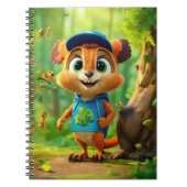 Niedliches Eichhörnchen Notizblock (Vorderseite)