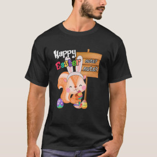 Niedliches Eichhörnchen Ostertag Bunny Egg Osterko T-Shirt