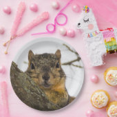 Niedliches Eichhörnchen Pappteller (Party)