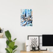 Niedliches Eichhörnchen Poster (Heimbüro)