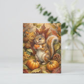 Niedliches Eichhörnchen Postkarte (Stehend Vorderseite)