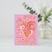 Niedliches Eichhörnchen Postkarte (Stehend Vorderseite)