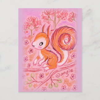Niedliches Eichhörnchen Postkarte
