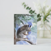 Niedliches Eichhörnchen Postkarte (Stehend Vorderseite)