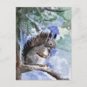 Niedliches Eichhörnchen Postkarte (Vorderseite)