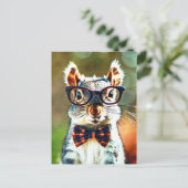 Niedliches Eichhörnchen Postkarte (Stehend Vorderseite)