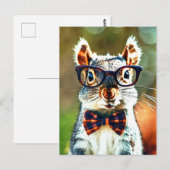 Niedliches Eichhörnchen Postkarte (Vorne/Hinten)