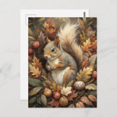 Niedliches Eichhörnchen Postkarte (Vorne/Hinten)