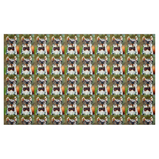 Niedliches Eichhörnchen Stoff (Fat Quarter (45,7 x 55,9 cm))