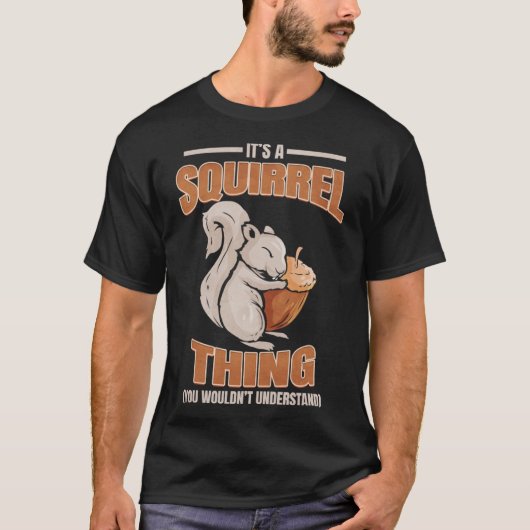 Niedliches Eichhörnchen T-Shirt (Vorderseite)