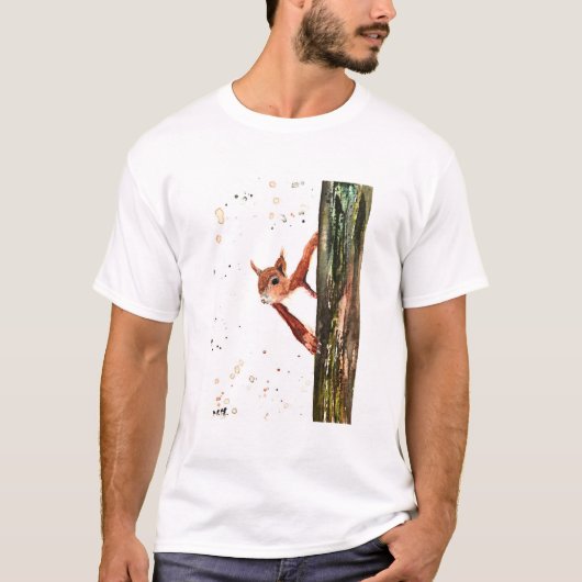 Niedliches Eichhörnchen T-Shirt (Vorderseite)