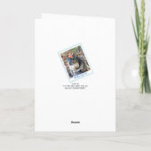 Niedliches Eichhörnchen Tiara und Lipstick Glückli Karte (Rückseite)