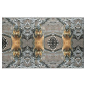 Niedliches Eichhörnchen und seine Nuss Stoff (Fat Quarter (45,7 x 55,9 cm))