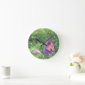 Niedliches Eichhörnchen Wildlife Foto Runde Wanduhr (Zuhause)