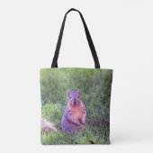 Niedliches Eichhörnchen Wildlife Foto Tasche (Rückseite)