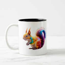 Niedliches Eichhörnchen Zweifarbige Tasse