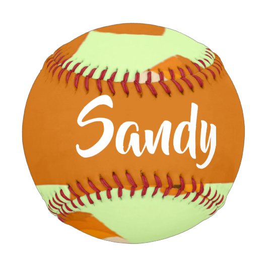 Niedliches Eichhörnchenmuster Baseball (Vorderseite)