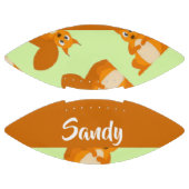 Niedliches Eichhörnchenmuster Football (Paneele)