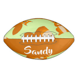 Niedliches Eichhörnchenmuster Football