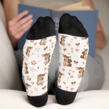 Niedliches Eichhörnchenwaldmuster