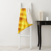 Niedliches Eigelb Gelb Kariert Kleine Sherpa Blank Sherpadecke (Beispiel)