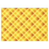 Niedliches Eigelb Gelb, Kariert Tischdecke (Vorderseite (Horizontal))
