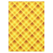 Niedliches Eigelb Gelb, Kariert Tischdecke (Vorderseite)
