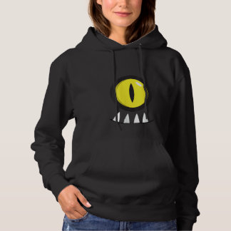 Niedliches Ein-Augen-Monster-Gesicht Männerkostüm Hoodie