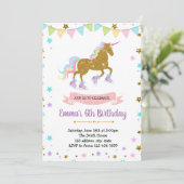 Niedliches Eineis-Skate Einladung (Stehend Vorderseite)