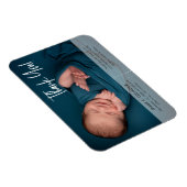 Niedliches Einfaches Dankeschön an Baby Name Foto Magnet (Rechte Seite)