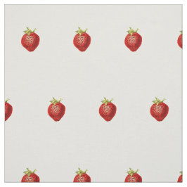Niedliches einfaches Erdbeermuster Stoff