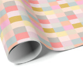 Niedliches einfaches, farbiges, geometrisches Must Geschenkpapier (Rolleneckpunkt)