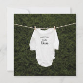 Niedliches Einfaches Foto Schwangerschaft Ankündigung (Vorderseite)