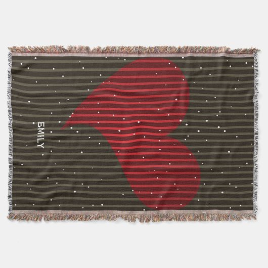 Niedliches Einfaches funkelndes Herz Decke (Vorderseite)