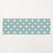 Niedliches einfaches geometrisches Muster Pastell  Yogamatte (Vorderseite (Horizontal))