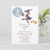 Niedliches einfaches Halloween-Kind zum 2. Geburts Einladung (Stehend Vorderseite)