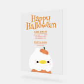 Niedliches Einfaches Halloween-Party Acrylschild (Winkel)