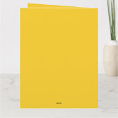 Niedliches Einfaches Halloween-Party Dankeskarte (Rückseite)