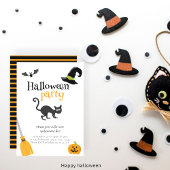 Niedliches einfaches Halloween-Party Einladung