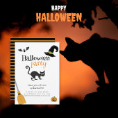 Niedliches einfaches Halloween-Party Einladung
